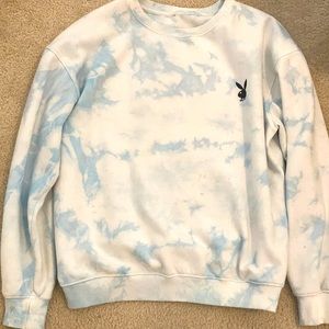 Tie dye playboy sweater